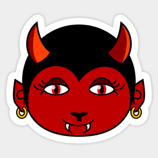 Kawaii Hellcat Sticker